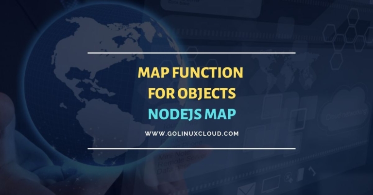 Create Map function for objects (instead of arrays) - Nodejs map