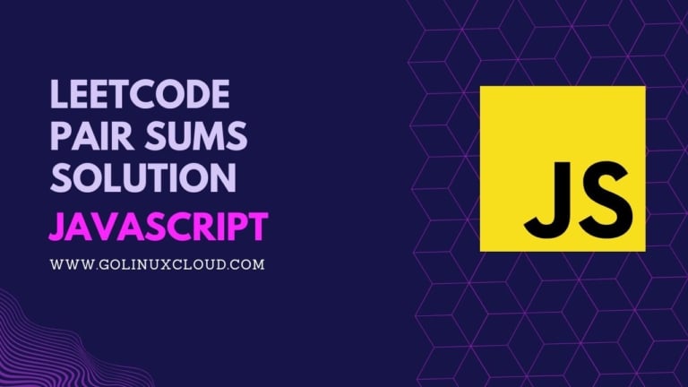 pair-sums-leetcode-javascript