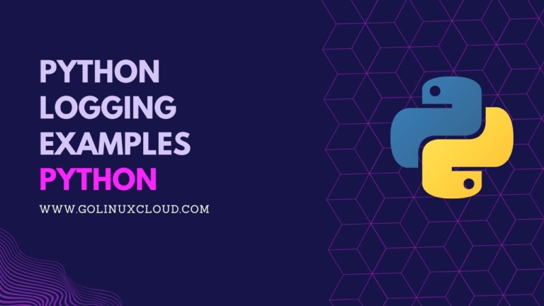 Python Logging Examples