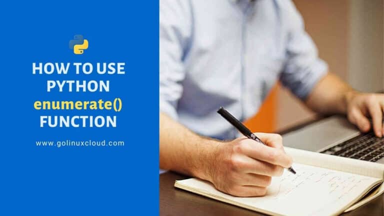 5 simple examples to learn python enumerate() function