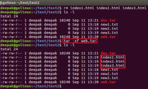 15+ tar command examples in Linux [Cheat Sheet] | GoLinuxCloud