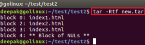 15+ tar command examples in Linux [Cheat Sheet] | GoLinuxCloud